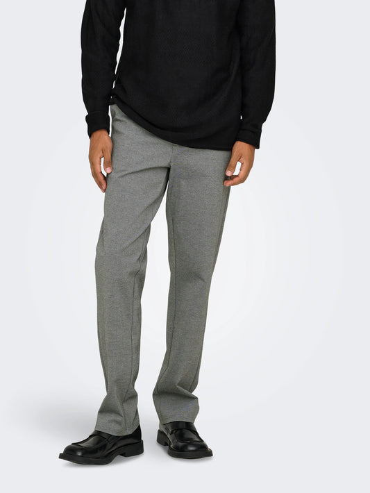 ONLY & SONS MARK Chinos Normal passform Medium Grey Melange