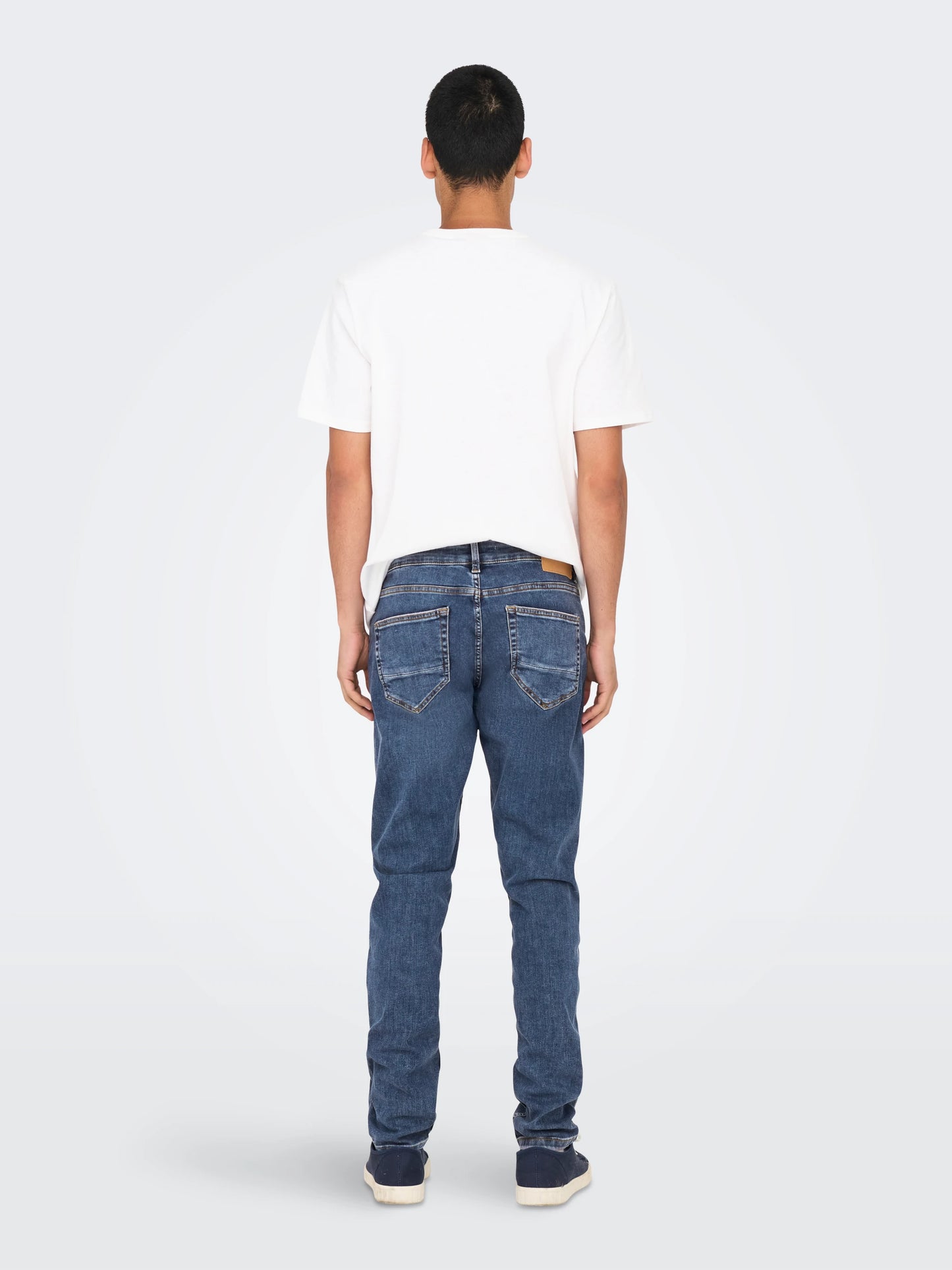 ONLY & SONS WARP Medelhög midja Skinny Fit Jeans