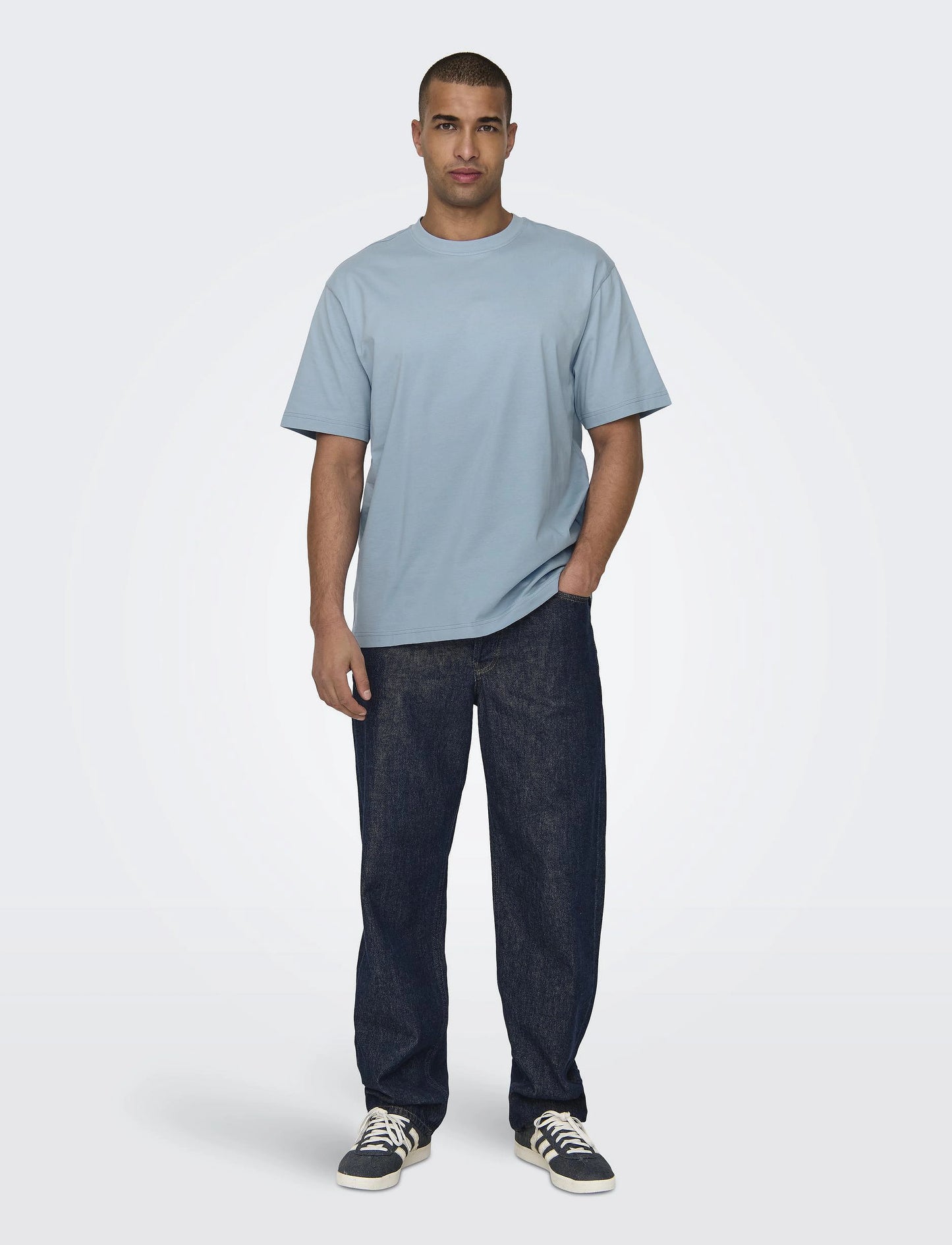 ONLY & SONS FRED T-Shirt Blå/Glacier Lake  22022532