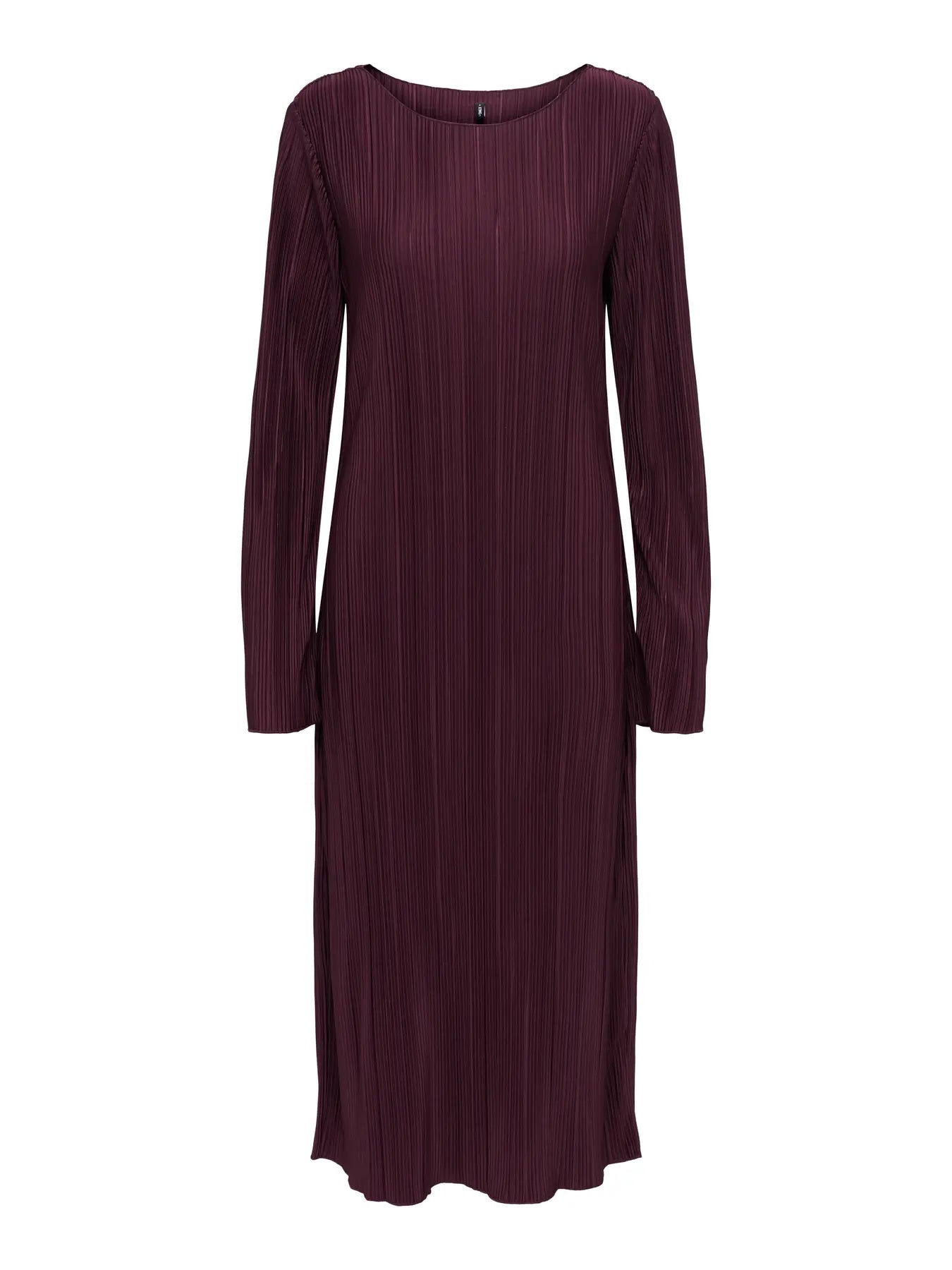 ONLY PERY L/S LONG DRESS BOAT NECK WINETASTING