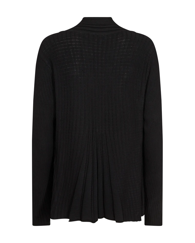FREE/QUENT CLAUDISSE Cardigan Svart Kort