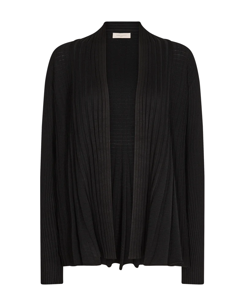 FREE/QUENT CLAUDISSE Cardigan Svart Kort