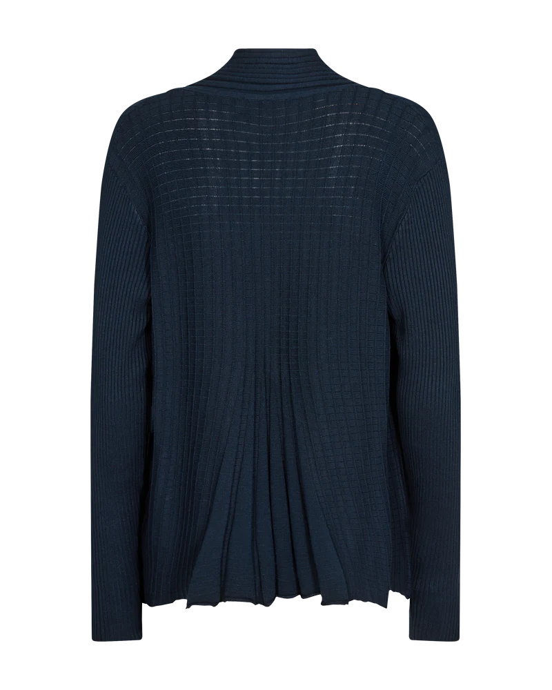 FREE/QUENT CLAUDISSE Cardigan Marinblå