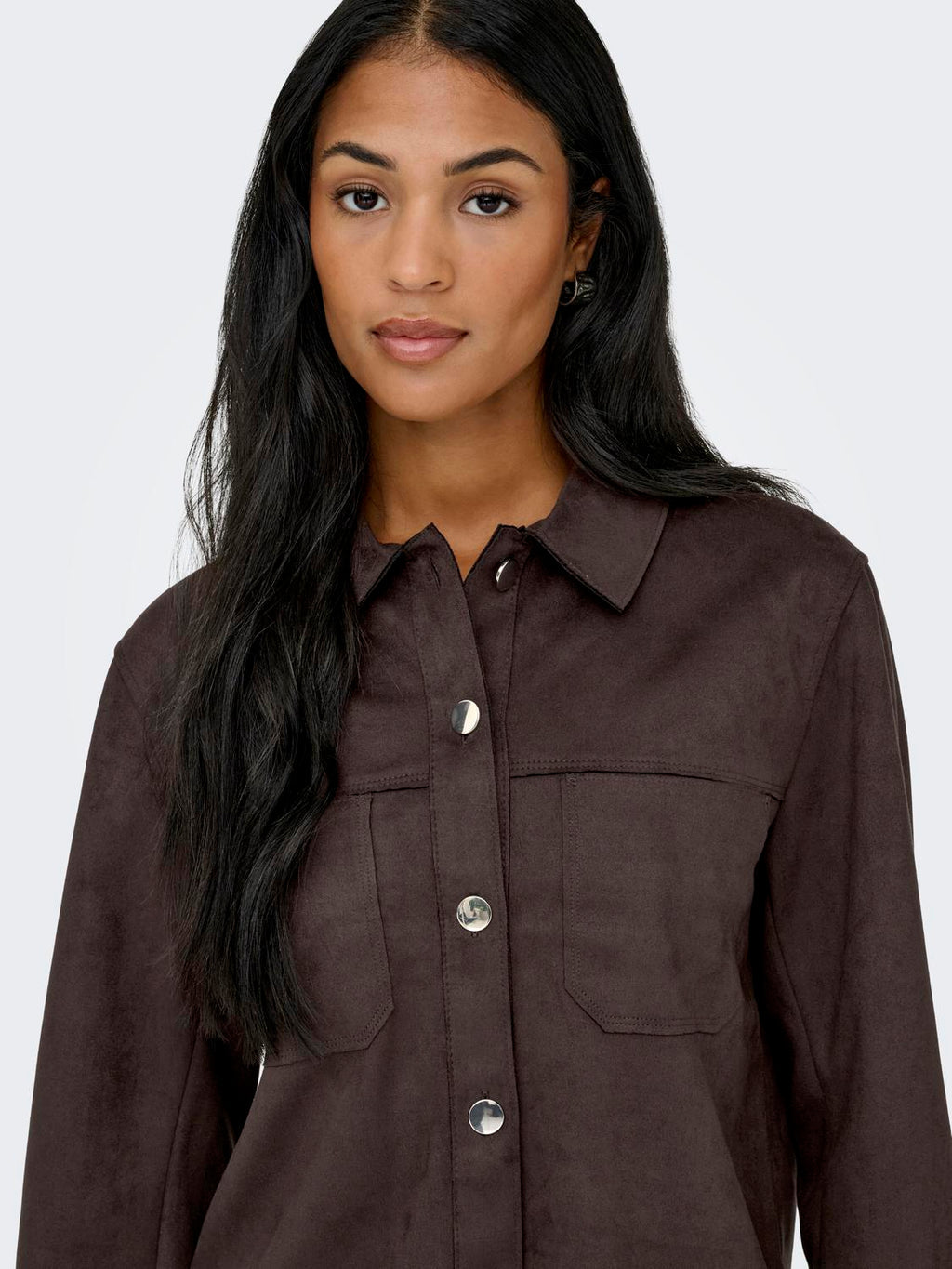 ONLY MIRA L/S FAUX SUEDE SHIRT 15369264