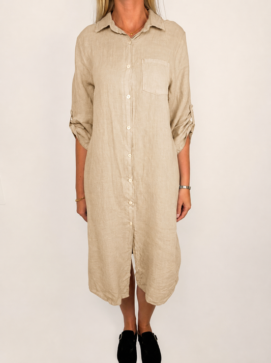 CARAMELLE FASHION ELLIE 20154 LINNE SKJORTKLÄNNING