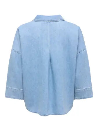 ONLY MONTES Jeansskjorta med 3/4-ärmar – Dam