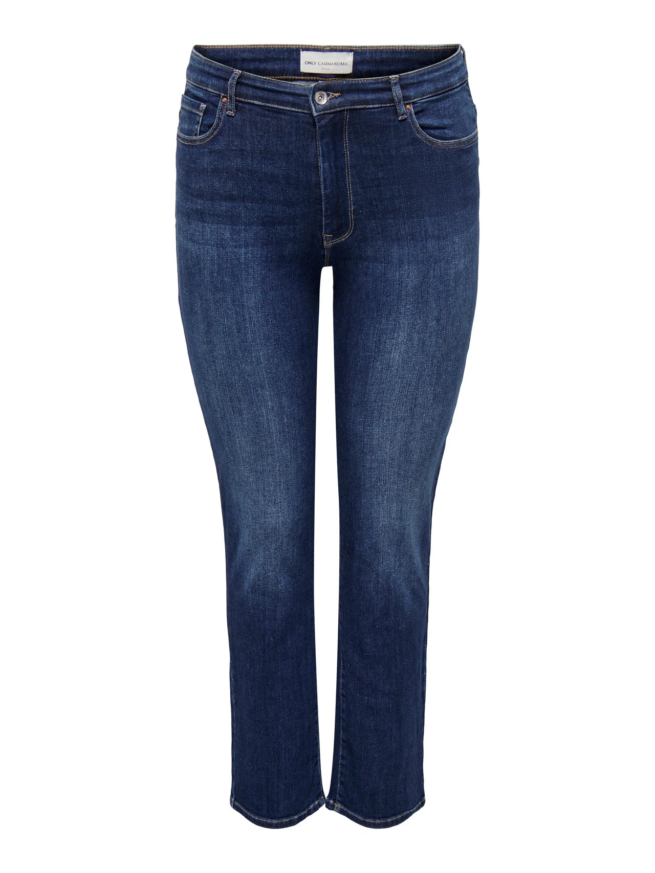 CARMAKOMA SUI Jeans Medelhög midja Slim Fit Blått/Dark Blue Denim 15321075