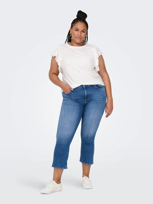 CARMAKOMA WILLY REG SK CROPPED FLARED DNM TAI21 Jeans