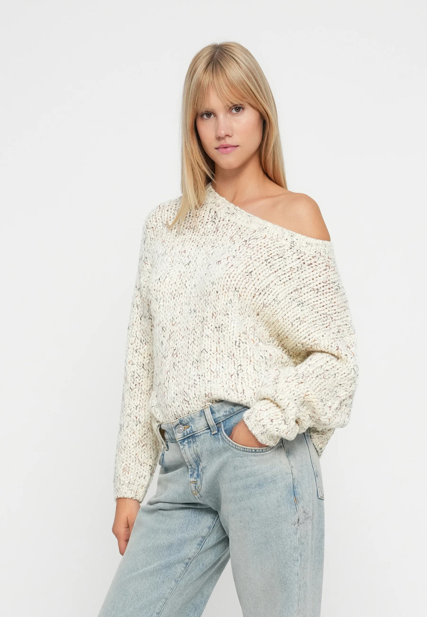 ONLY WINTER LS SEQUINS O-NECK